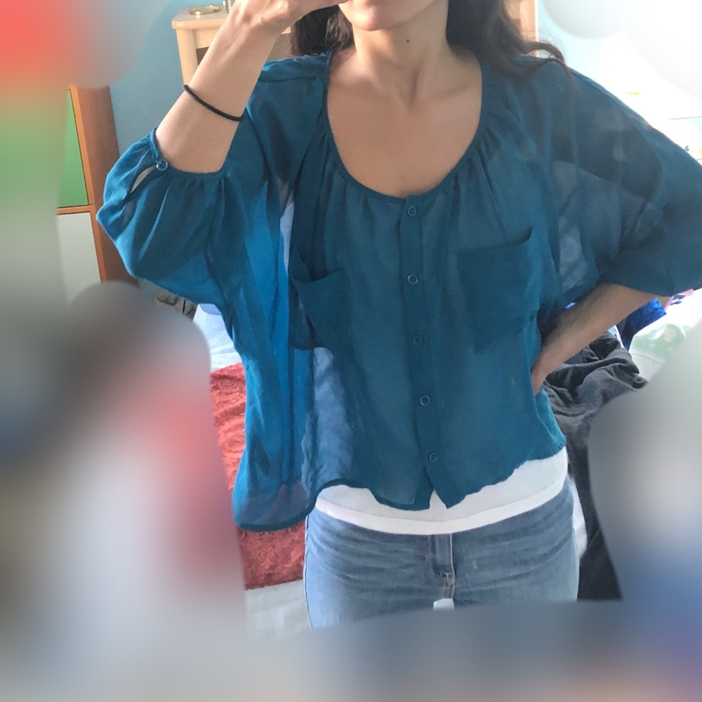 Sheer blouse